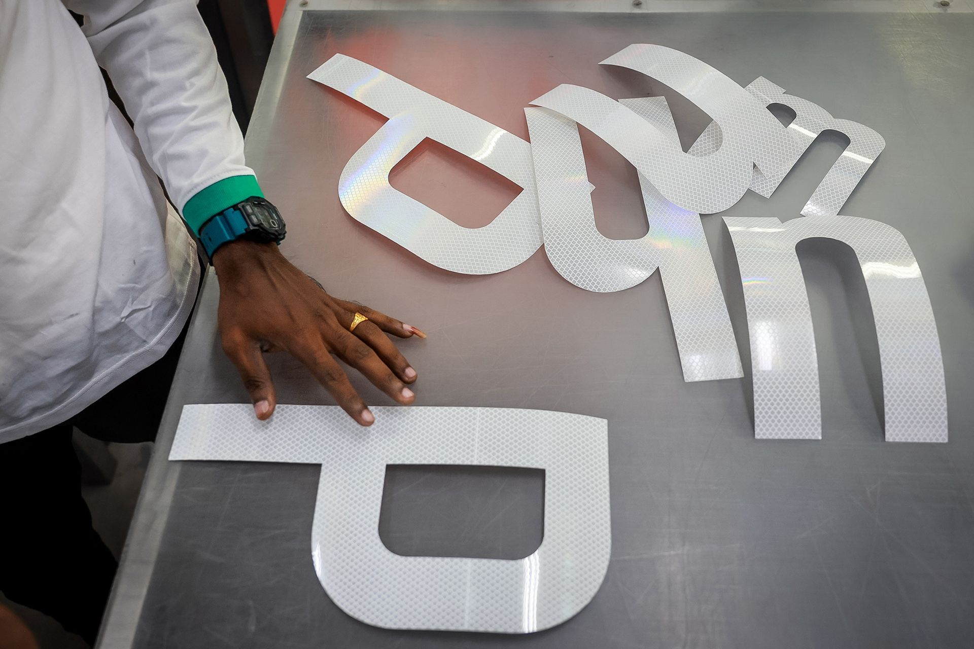 Retroreflective films.