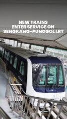 New third-generation trains enter service on Sengkang-Punggol LRT